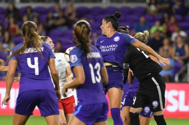 Orland Pride, 25 Ağustos 2018 'de Orlando Florida' daki Exploria Stadyumu 'nda Chicago Red Stars' a ev sahipliği yapıyor..  