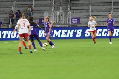 Orland Pride, 25 Ağustos 2018 'de Orlando Florida' daki Exploria Stadyumu 'nda Chicago Red Stars' a ev sahipliği yapıyor..  
