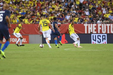 ABD Kolombiya 'ya karşı Raymond James Stadyumu, Tampa Florida' da 11 Ekim 2018 'de. Fotoğraf: Marty Jean-Louis