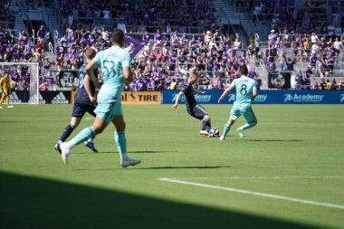 Orlando City SC 20 Nisan 2019 'da Orlando City Stadyumu' nda Vancouver Whitecaps 'a ev sahipliği yapıyor..  