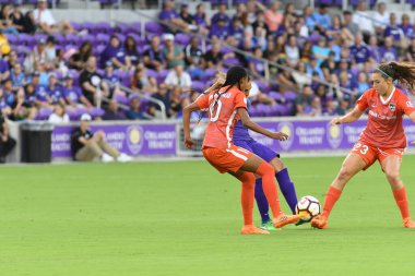 Orlando Pride 28 Haziran 2018 'de Orlando City Stadyumu' nda Houston Dash 'e ev sahipliği yaptı..  
