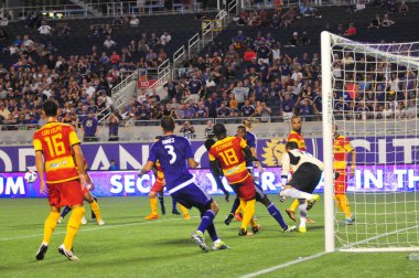 Orlando City SC, 29 Haziran 2016 'da Orlando Florida' daki Kamp Dünyası Stadyumu 'nda Fort Lauderdale Strikers' a ev sahipliği yaptı..