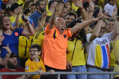 ABD Kolombiya 'ya karşı Raymond James Stadyumu' nda 11 Ekim 2018 'de.  