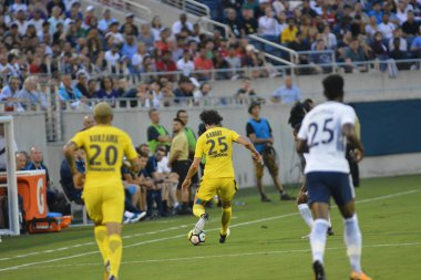 Paris Saint-Germain, Tottenham Hotspur 'a karşı 22 Temmuz 2017' de Orlando Florida 'daki Citrus Bowl' da.  