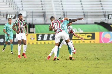 Fluminense, Florida Kupası 'nda 15 Ocak 2018' de Orlando Florida 'da oynanan Spektrum Stadyumu' nda Barcelona SC 'ye karşı..