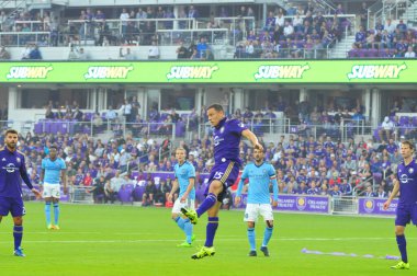 Orlando City, 5 Mart 2017 'de Orlando City Stadyumu' nda NYC FC 'ye ev sahipliği yaptı..
