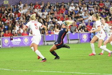 5 Mart 2020 'de Orlando Florida' daki Exploria Stadyumu 'nda düzenlenen 2020 SheBelieves Kupası' nda ABD - İngiltere Karşılaşması 