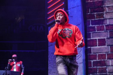 MTV Wild n Out Tour sunucusu Nick Cannon 5 Mart 2020 Perşembe günü Orlando Florida 'daki Amway Center' da 