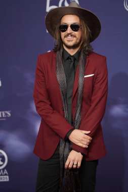 15 Ekim 2019 'da Nashville, Tennessee' deki Linbscome Üniversitesi 'nde verilen 50. GMA Dove Ödülleri sırasında kırmızı halı. 