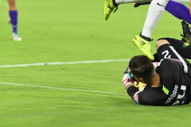 Orlando Pride, 23 Mayıs 2018 'de Orlando Florida' daki Exploria Stadyumu 'nda Kuzey Carolina Cesareti' ne ev sahipliği yapmaktadır..  