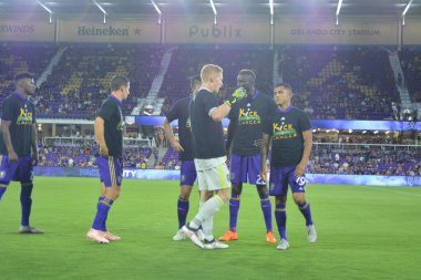 Orlando City SC, 22 Eylül 2018 'de Florida Exploria Stadyumu' nda Houston Dynamo 'yu ağırladı..