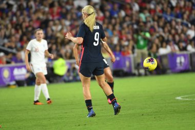 5 Mart 2020 'de Orlando Florida' daki Exploria Stadyumu 'nda düzenlenen 2020 SheBelieves Kupası' nda ABD - İngiltere Karşılaşması 