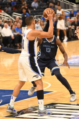 Orlando Magic 10 Ekim 2018 tarihinde Orlando Florda 'daki Amway Center' da Memphis Grizzilies 'e ev sahipliği yaptı..  