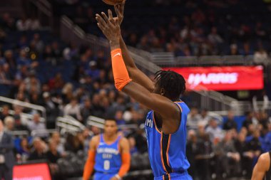 Orlando Magic 29 Ocak 2019 'da Orlando Florida' daki Amway Center 'da OklahomaCity Thunder' a ev sahipliği yaptı. 