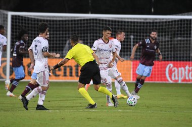 Real Salt Lake, 12 Temmuz 2020 'de Orlando Florida' da düzenlenen MLS Sırt Turnuvası sırasında Colorado Rapids ile karşı karşıya.