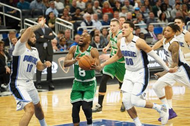 Orlando Magic, Boston Celtics 'i 24 Ocak 2020' de Orlando, Florida 'da Amway Center' da ağırladı.