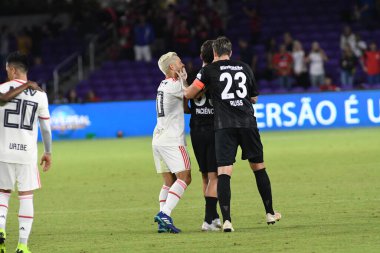 Flamengo Eintracht Frankfurt 'a karşı 12 Ocak 2019 Cumartesi günü Orlando City Stadyumu' nda.  