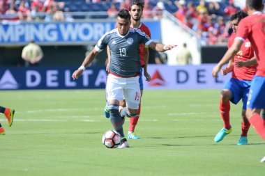 Kosta Rika, Copa America Centenario sırasında Paraguay ile Orlando Florida 'daki Dünya Kampı Stadyumu' nda karşılaştı.. 