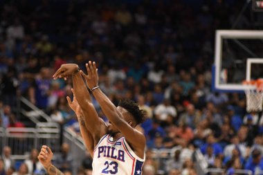 Orlando Magic, Philadelphia 76ers 'ı 14 Kasım 2018' de Orlando Florida 'daki Amway Center' da ağırlıyor..