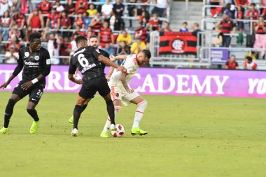 Flamengo Eintracht Frankfurt 'a karşı 12 Ocak 2019 Cumartesi günü Orlando City Stadyumu' nda.  