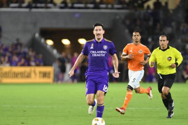 Orlando City SC, 22 Eylül 2018 'de Florida Exploria Stadyumu' nda Houston Dynamo 'yu ağırladı..