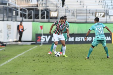 Fluminense, Florida Kupası 'nda 15 Ocak 2018' de Orlando Florida 'da oynanan Spektrum Stadyumu' nda Barcelona SC 'ye karşı..  