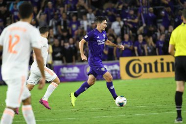 Orlando City SC, 6 Ağustos Salı günü Orlando Florida 'daki Exploria Stadyumu' nda oynanan ABD Kupası sırasında Atlanta United FC 'ye ev sahipliği yaptı..