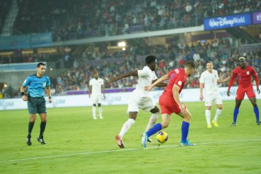 Amerikan Futbol Takımı 15 Kasım 2019 Cuma günü Orlando Florida 'daki Exploria Stadyumu' nda oynanan Concacaf Uluslar Ligi karşılaşmasında Kanada 'ya ev sahipliği yapmaktadır.