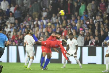 Amerikan Futbol Takımı 15 Kasım 2019 Cuma günü Orlando Florida 'daki Exploria Stadyumu' nda oynanan Concacaf Uluslar Ligi karşılaşmasında Kanada 'ya ev sahipliği yapmaktadır.