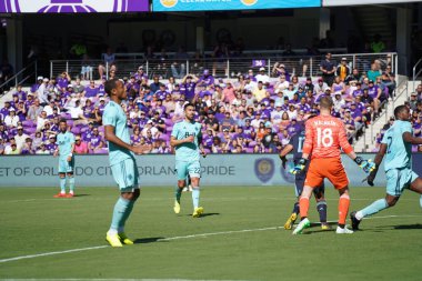 Orlando City SC 20 Nisan 2019 'da Orlando City Stadyumu' nda Vancouver Whitecaps 'a ev sahipliği yapıyor. Fotoğraf: Marty Jean-Louis