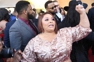 24 Mart 2018 Cumartesi günü Las Vegas 'taki Orleans Resort' ta düzenlenen 33. Yıldız Ödülleri Kırmızı Halı sırasında ünlüler.