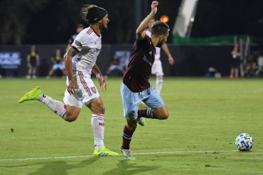 Real Salt Lake, 12 Temmuz 2020 'de Orlando Florida' da düzenlenen MLS Sırt Turnuvası sırasında Colorado Rapids ile karşı karşıya.