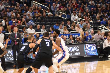 Orlando Magic, Philadelphia 76ers 'ı 14 Kasım 2018' de Orlando Florida 'daki Amway Center' da ağırlıyor..