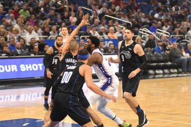 Orlando Magic, Philadelphia 76ers 'ı 25 Mart 2019' da Orlando Florida 'daki Amway Arena' da ağırlıyor.. 