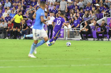 Orlando City 26 Temmuz 2018 'de Florida Exploria Stadyumu' nda NYC FC 'ye ev sahipliği yaptı. Fotoğraf: Marty Jean-Louis