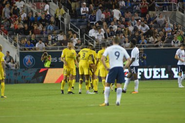 Paris Saint-Germain, Tottenham Hotspur 'a karşı 22 Temmuz 2017' de Orlando Florida 'daki Citrus Bowl' da.  