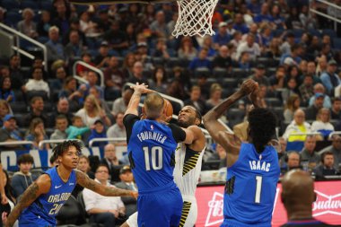 Orlando Magic 10 Kasım 2019 'da Indiana Pacers' ı Amway Center 'da ağırlıyor. Fotoğraf: Marty Jean-Louis