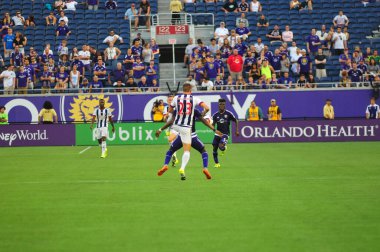 Orlando City SC 15 Temmuz 2015 'te Orlando Florida' daki Camp World Stadyumu 'nda West Bromwich Albion' a ev sahipliği yaptı. Fotoğraf: Marty Jean-Louis
