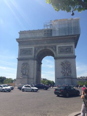 Güzel Paris Şehri Fransa 19 Mayıs 2014.  