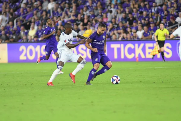 Orlando City Host New England Orlando City Stadium Orlando Wednesday — Stock Photo, Image