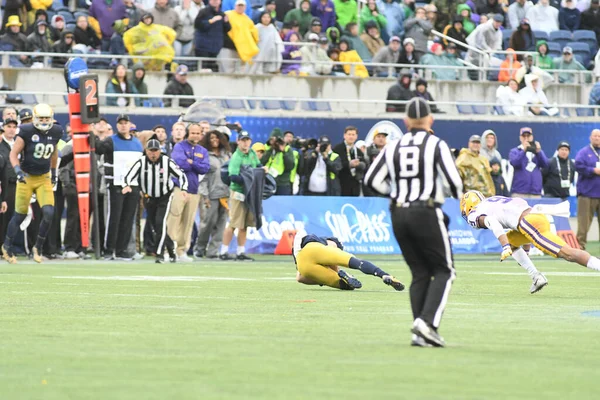 Notre Dame Face Lsu Citrus Bowl Camping World Stadium Orlando — Stock Photo, Image