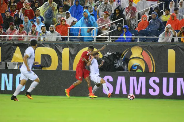 Bolívia Enfrenta Panamá Durante Centenário Americano Copa Orlando Florida Camping — Fotografia de Stock