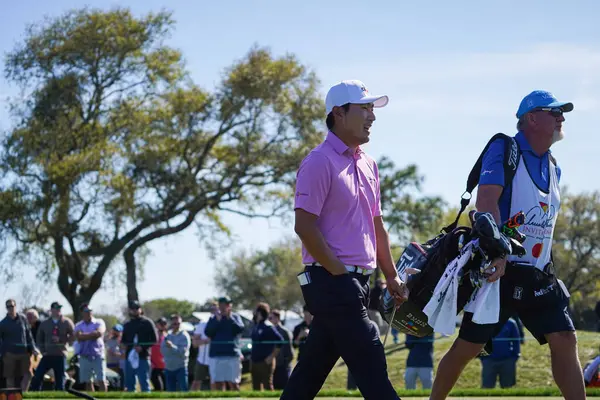 Podczas Trzeciej Rundy Zawodowej Arnold Palmer Bay Hill Club Lodge — Zdjęcie stockowe