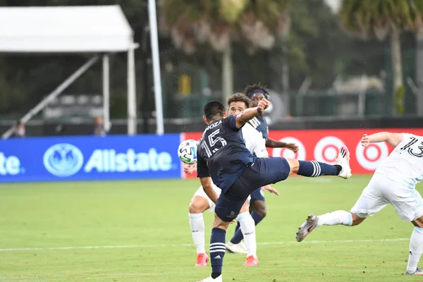 Sporting Kansas City Face Minnesota United Podczas Mls Powraca Turniej — Zdjęcie stockowe