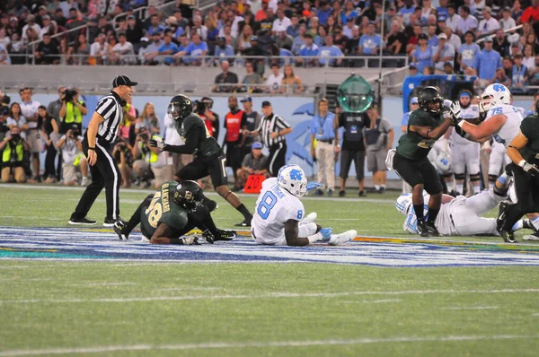 North Carolina Affronta Baylor Durante Russell Athletic Bowl Camping World — Foto Stock