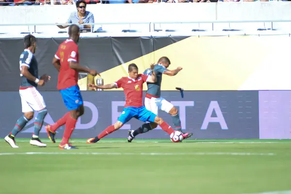 Costa Rica Enfrenta Paraguay Durante Copa América Centenario Camping World —  Fotos de Stock