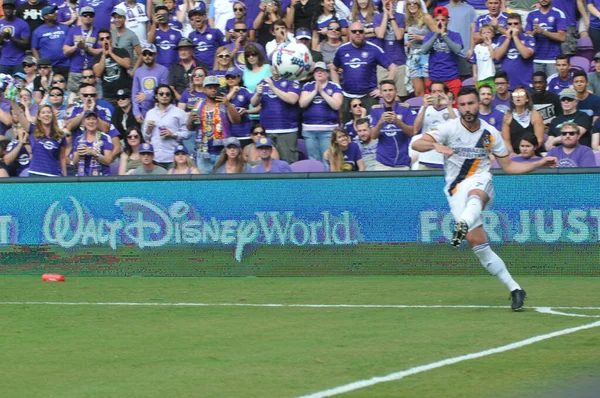 Orlando City Hostí Galaxy Citrus Bowl Orlandu Floridě Dubna 2017 — Stock fotografie