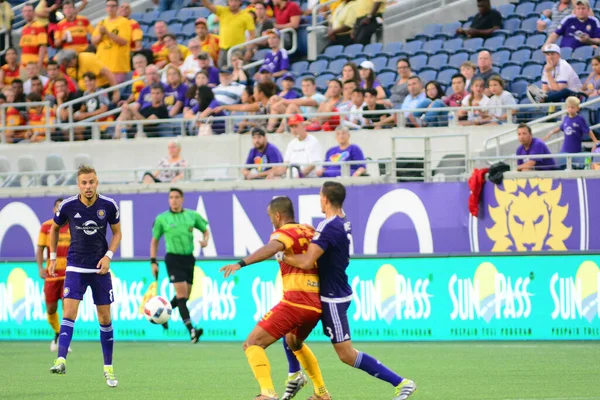 Orlando City Gastheer Van Het Fort Lauderdale Strikers Camping World — Stockfoto