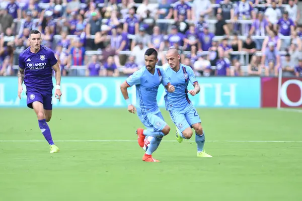 Orlando City Host New York City Orlando City Stadium Orlando — Fotografia de Stock