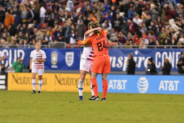 Shebelieves Cup Final Ηπα Εναντίον Βραζιλίας Στο Raymond James Stadium — Φωτογραφία Αρχείου